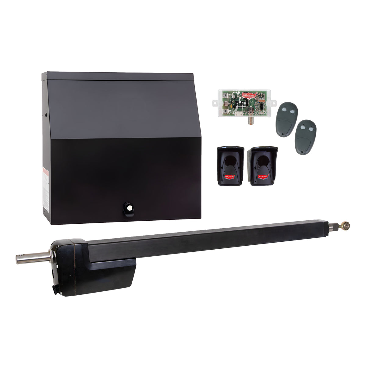 USAutomatic Ranger HD Swing Gate Operator Kit with Metal Enclosure | theelitegateoffers.com
