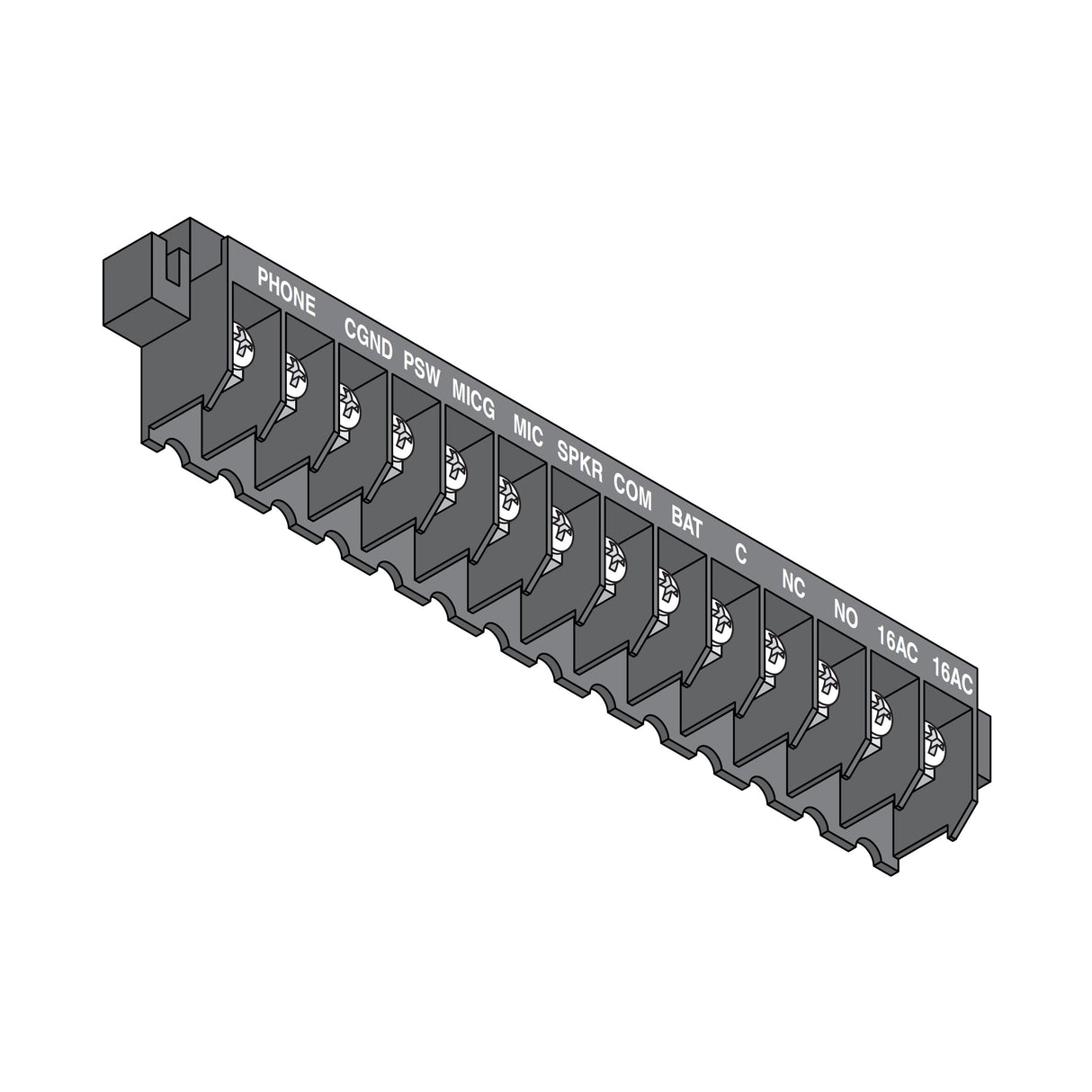 Doorking 1802-031 Terminal Strip (14-Pin) | theelitegateoffers.com