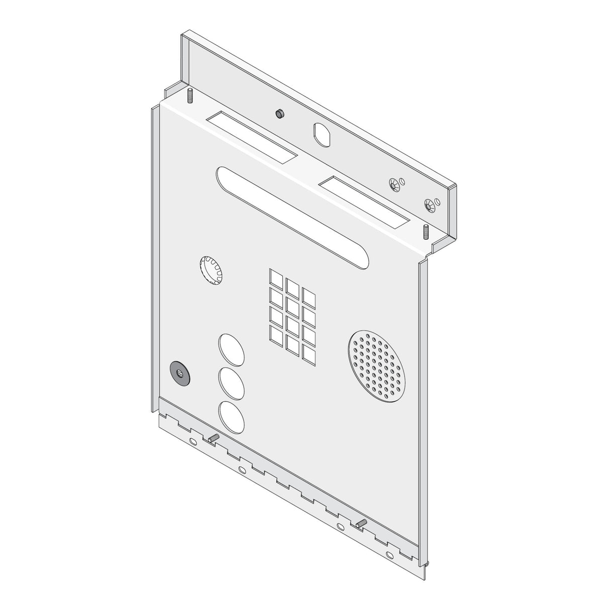 DoorKing 1814-053 Surface Mount Faceplate for 1835 | theelitegateoffers.com