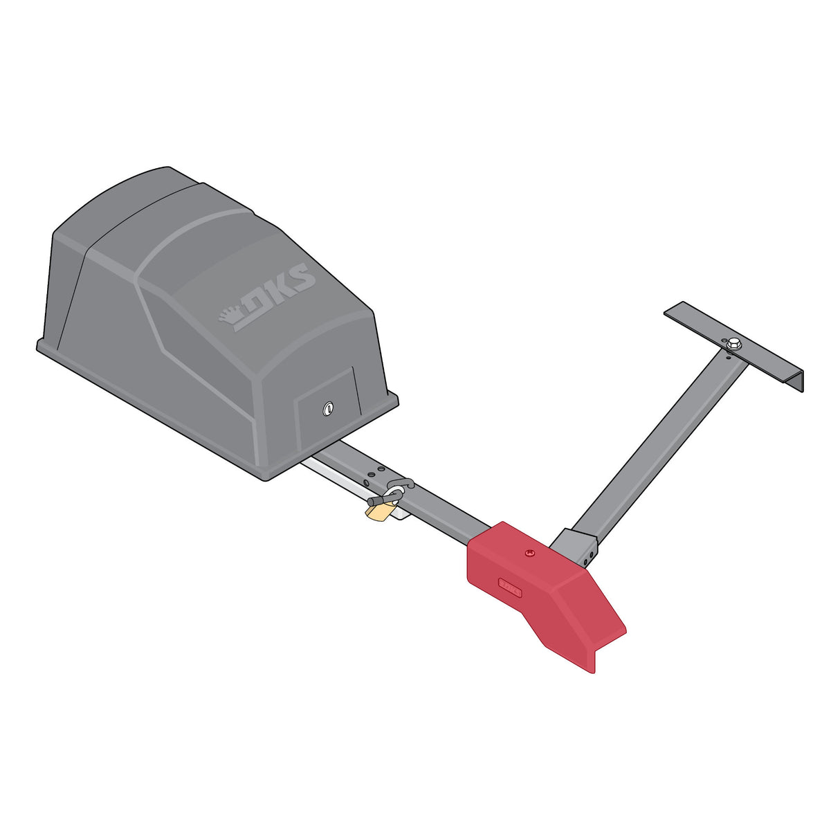 DoorKing 2600-630 Joint Cover for Swing Operators - Left | theelitegateoffers.com
