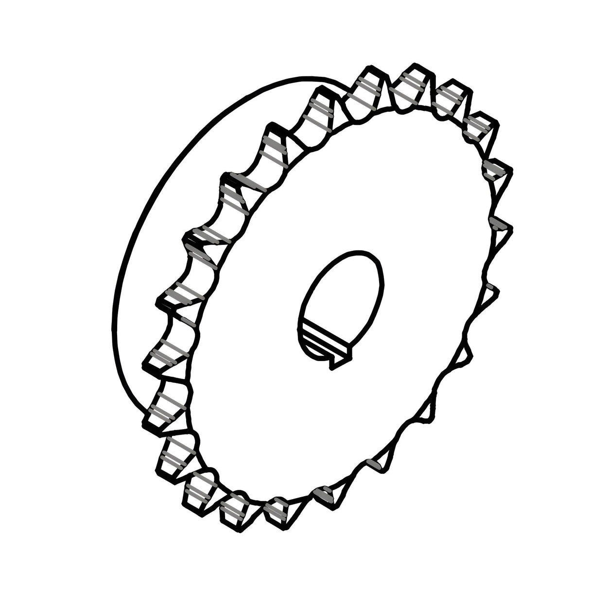 All-O-Matic 40B12X1 Slow Down Drive Sprocket for SL150 | theelitegateoffers.com
