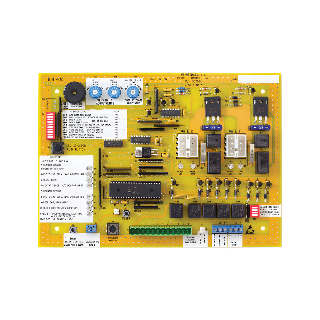 US Automatic 500017 Control Board for Patriot RSL | theelitegateoffers.com