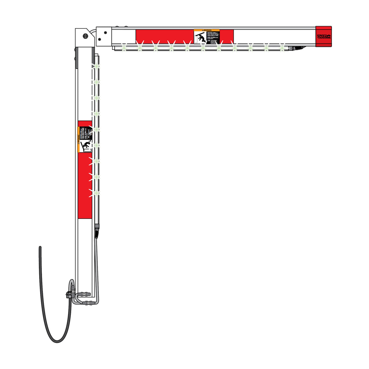 DoorKing 1601-822 Reverse Edge LED Kit for Folding Arms | theelitegateoffers.com