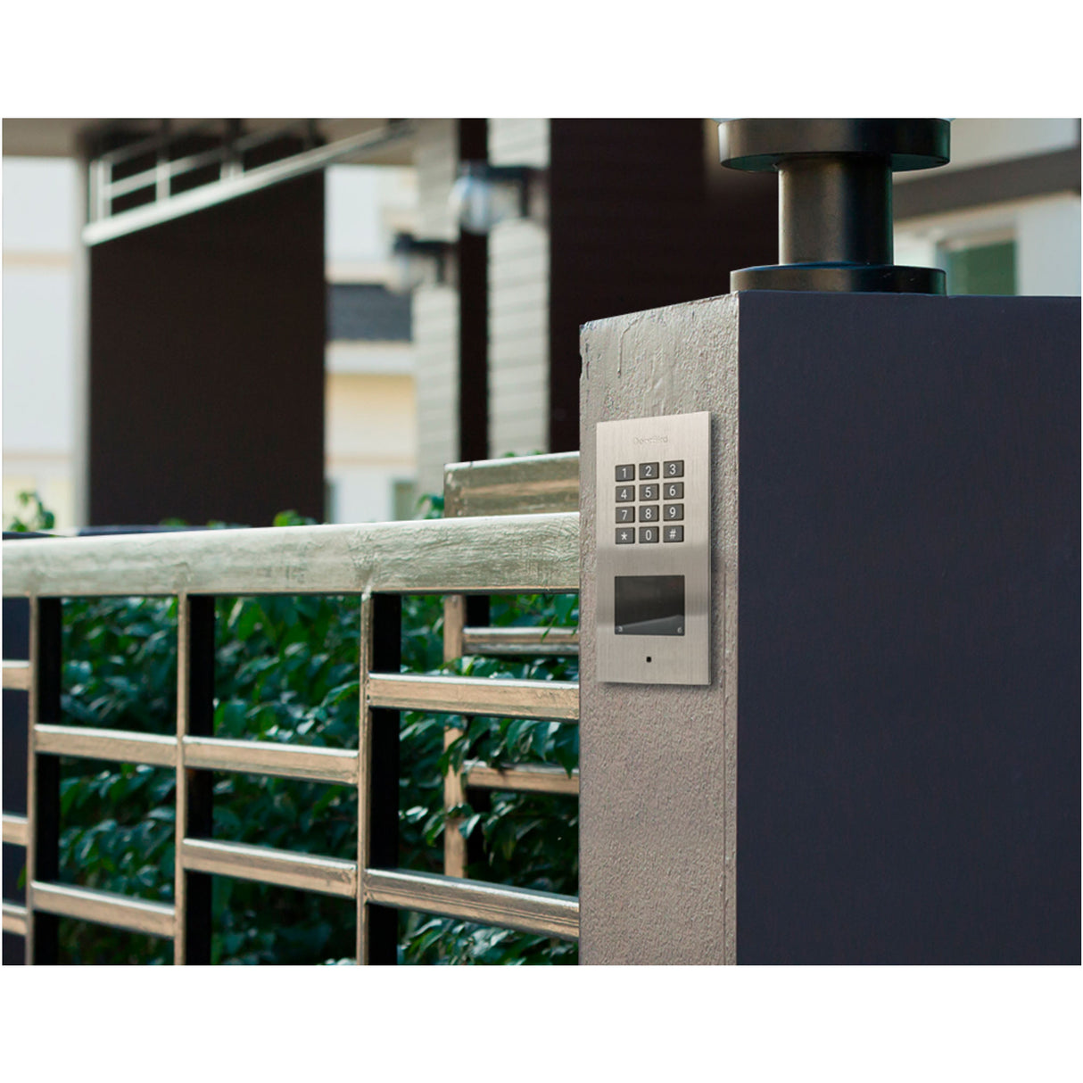 DoorBird A1121 WiFi Keypad with RFID Flush Mount, Installed on a wall | theelitegateoffers.com