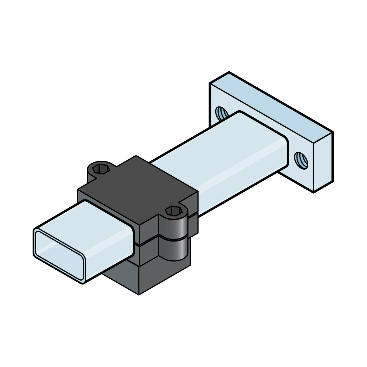 DoorKing 6500-420 Magnet Assembly, shown installed on the arm