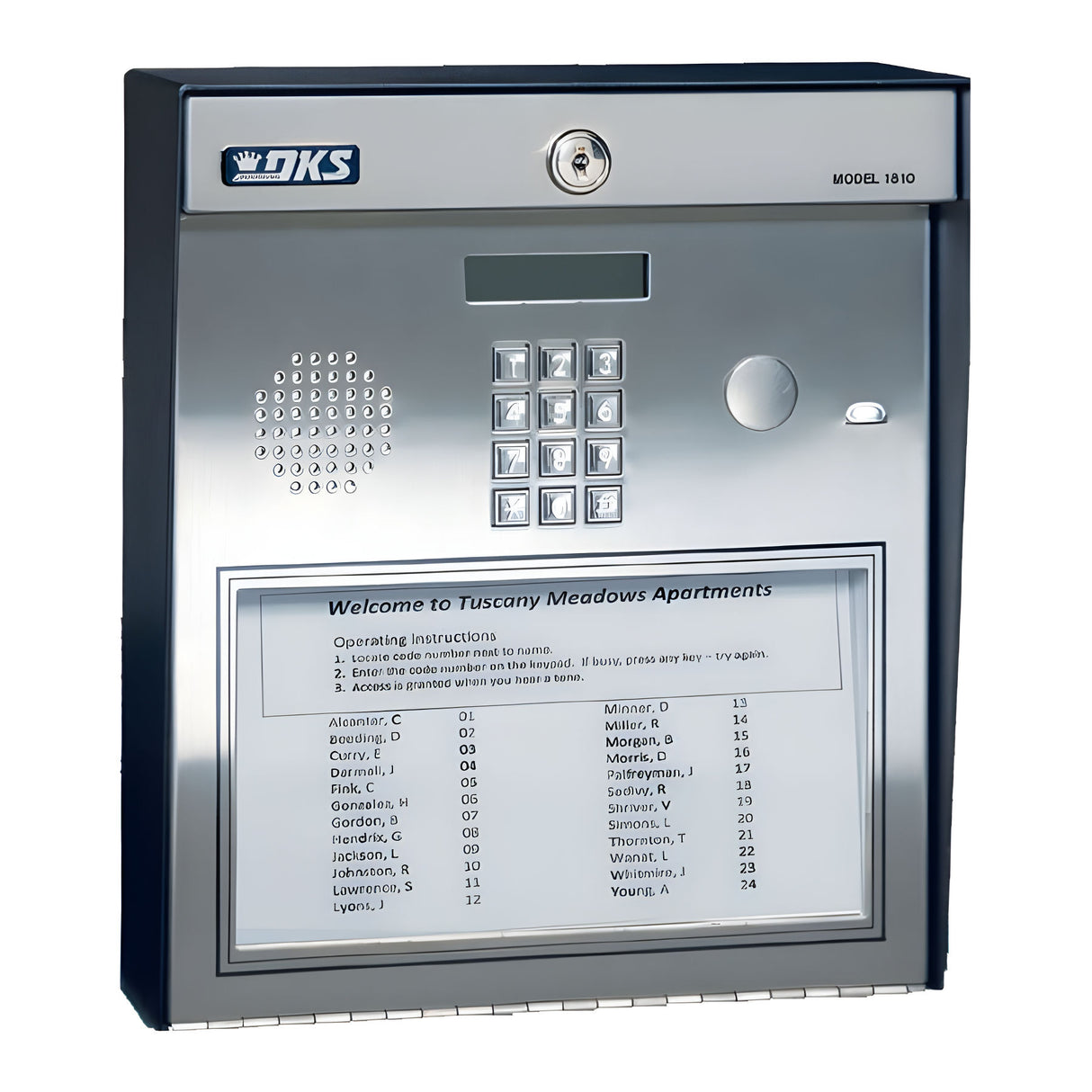 Doorking 1810-095 Access Plus Intercom Entry System | theelitegateoffers.com