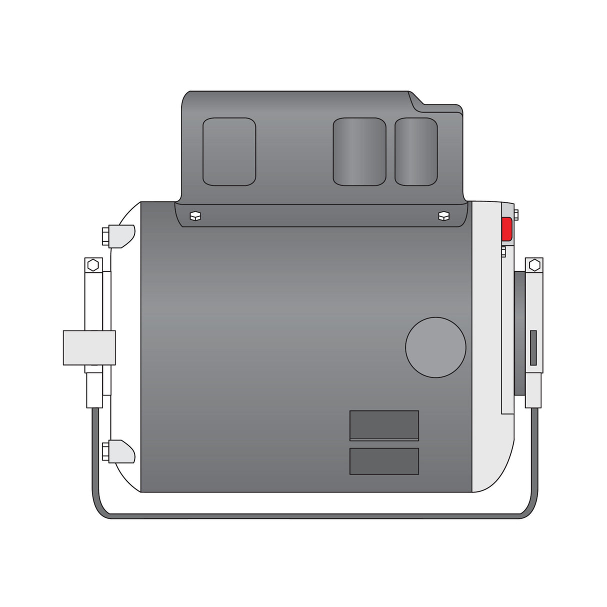 Eagle E210 Replacement Motor for Swing and Slide Gates 1HP | theelitegateoffers.com