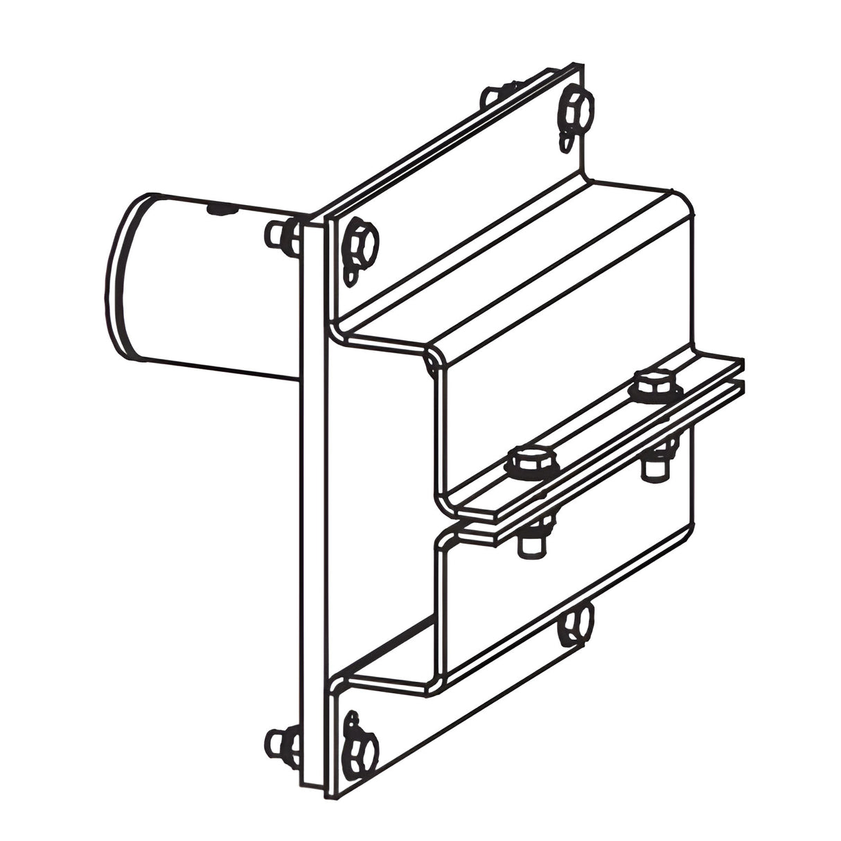 HySecurity MX001043 Bracket and Clamps for StrongArm