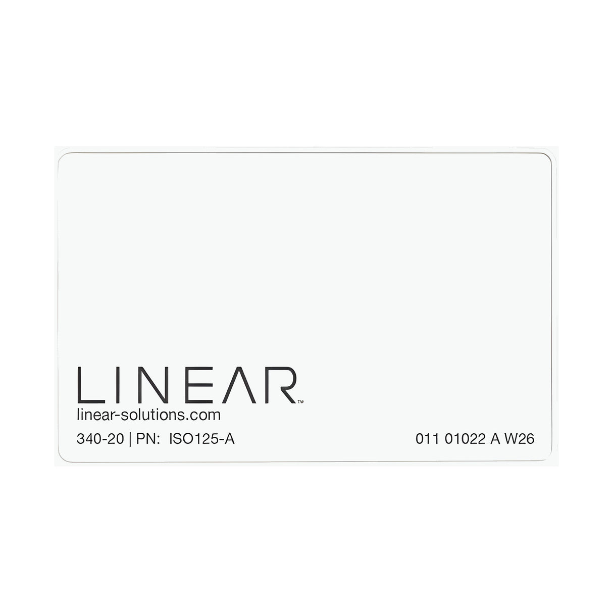 Linear ISO125-H ISO Proximity Cards 125 kHz | theelitegateoffers.com