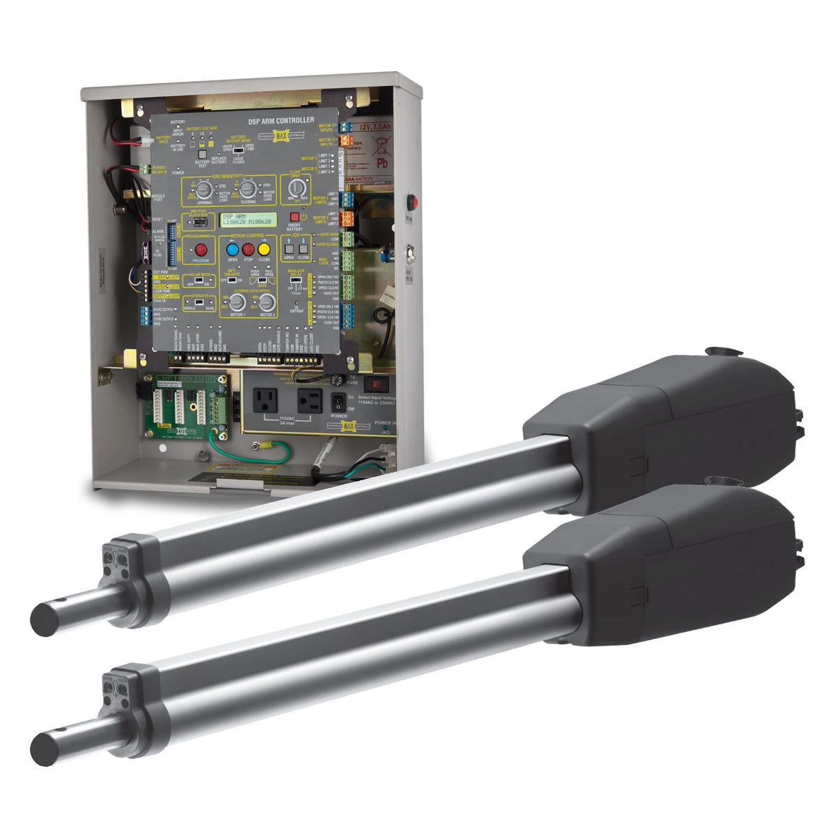 Maximum Controls - MAX SUPER ARM 1300 Dual-Swing Gate Operator Kit | theelitegateoffers.com