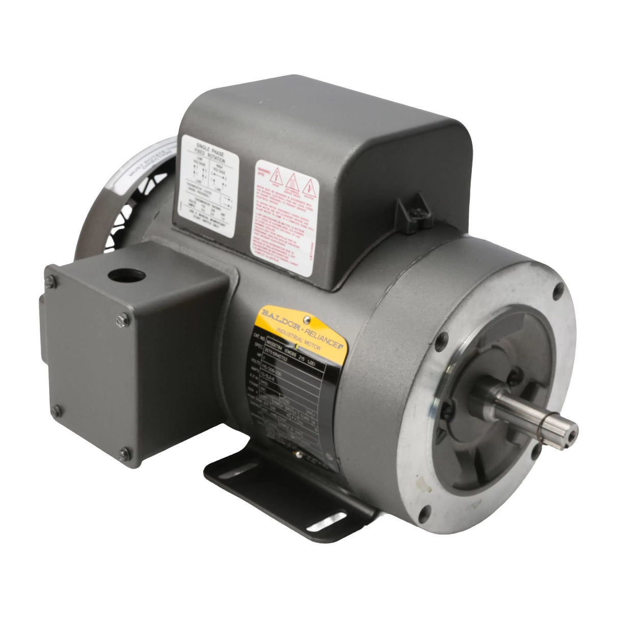 HySecurity MX001912 Replacement Motor 2 HP, side view