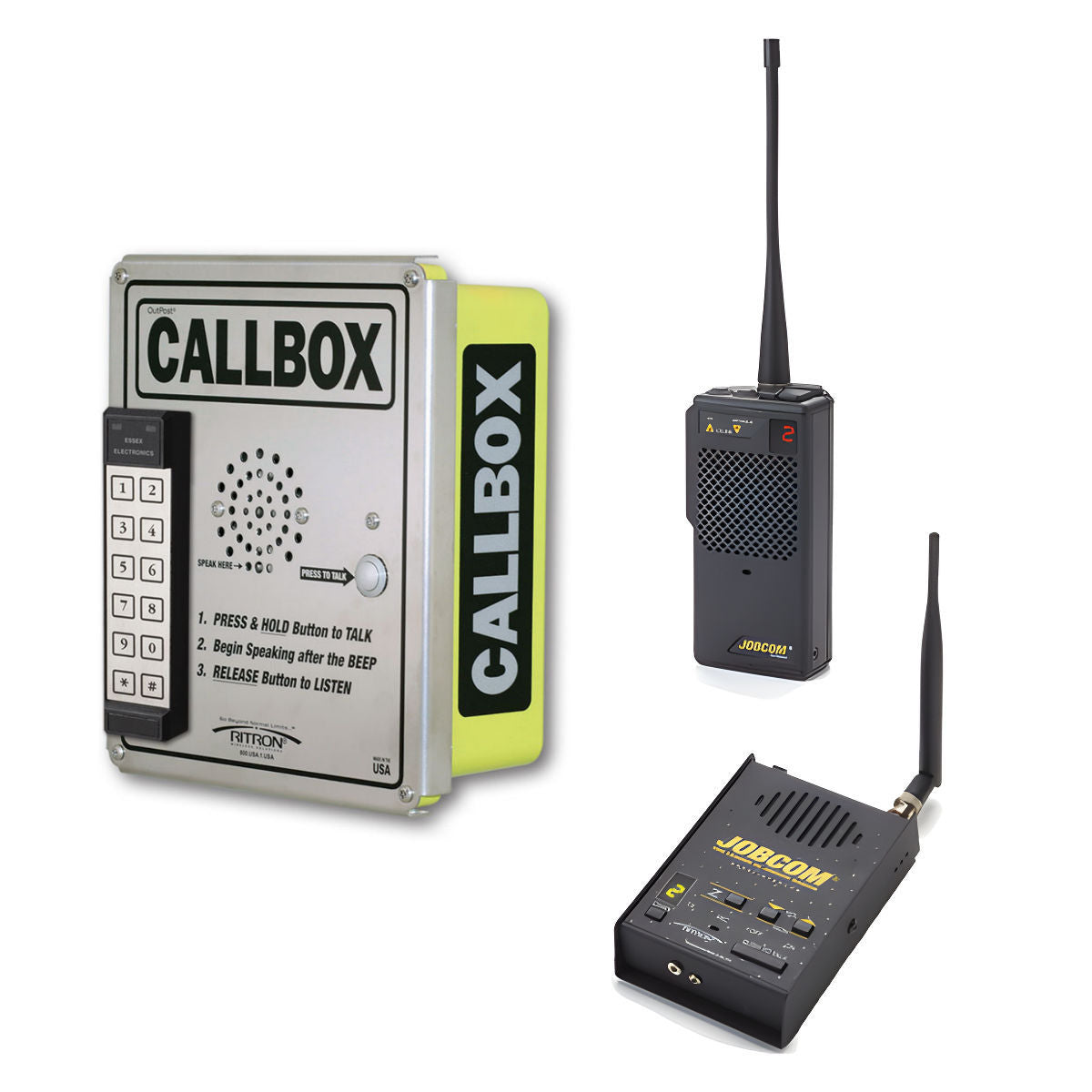 Kit de intercomunicador de radio de dos vías y control de acceso Ritron GateGuard