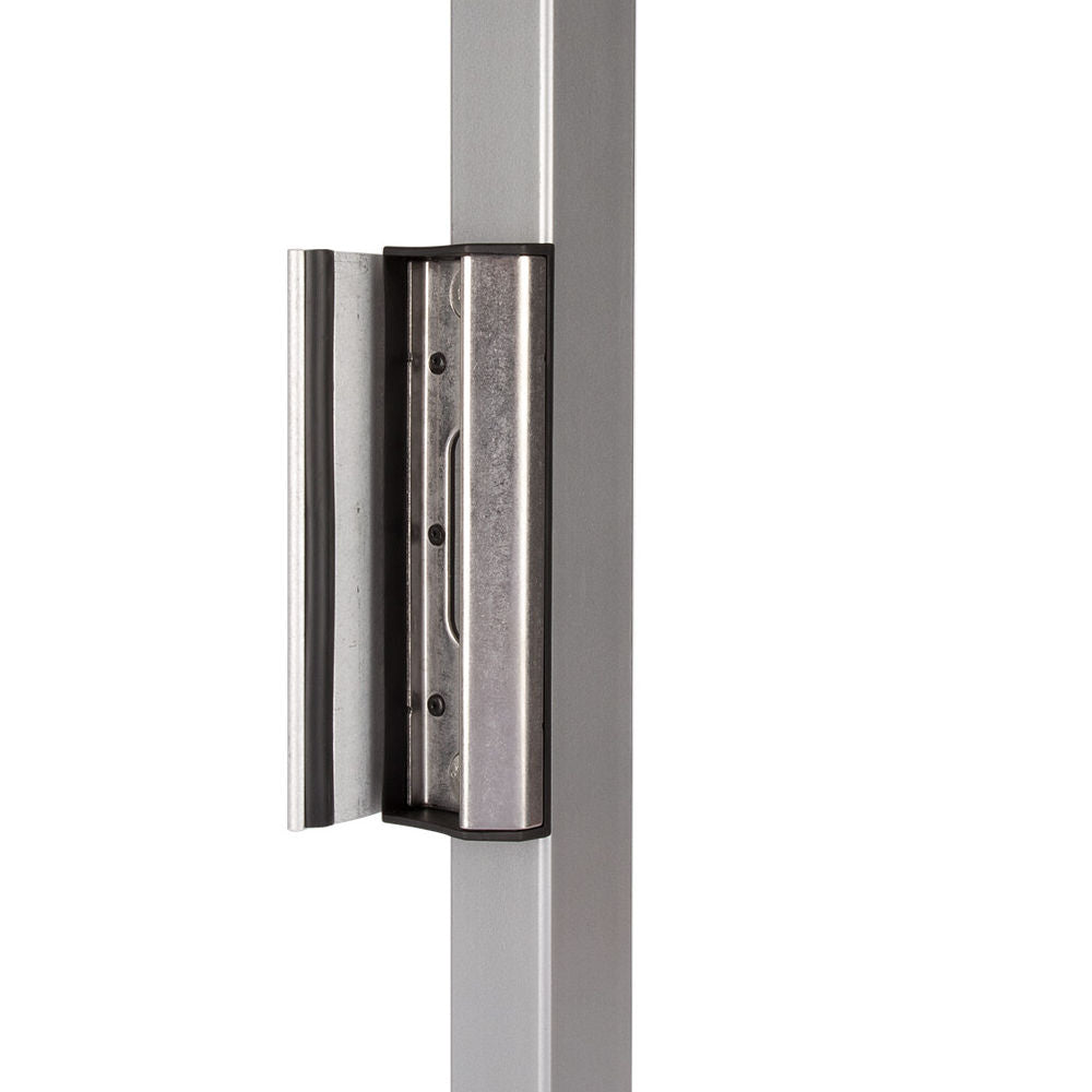 Locinox SAKLQF2-ALUM Adjustable Security Plate for Square Profiles | theelitegateoffers.com