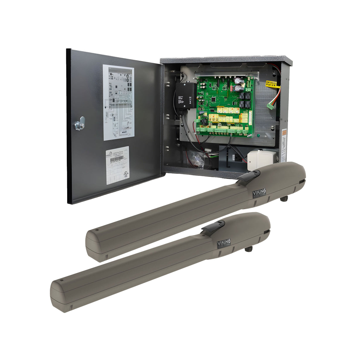 Viking Access E-4 Dual Swing Gate Operator Kit | theelitegateoffers.com