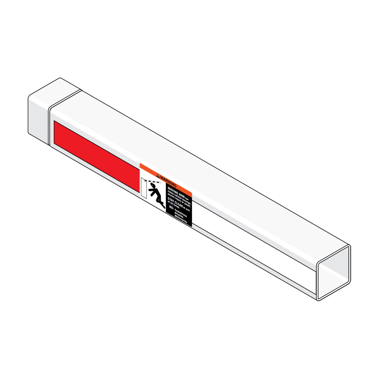 Doorking 1601-571 Plastic Barrier Arm (12 Ft)