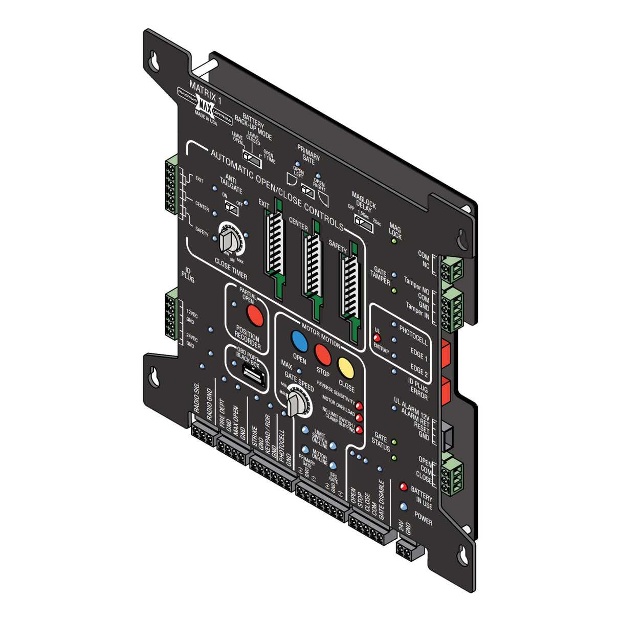 Maximum Controls Matrix 1 Control Board, illustration | theelitegateoffers.com