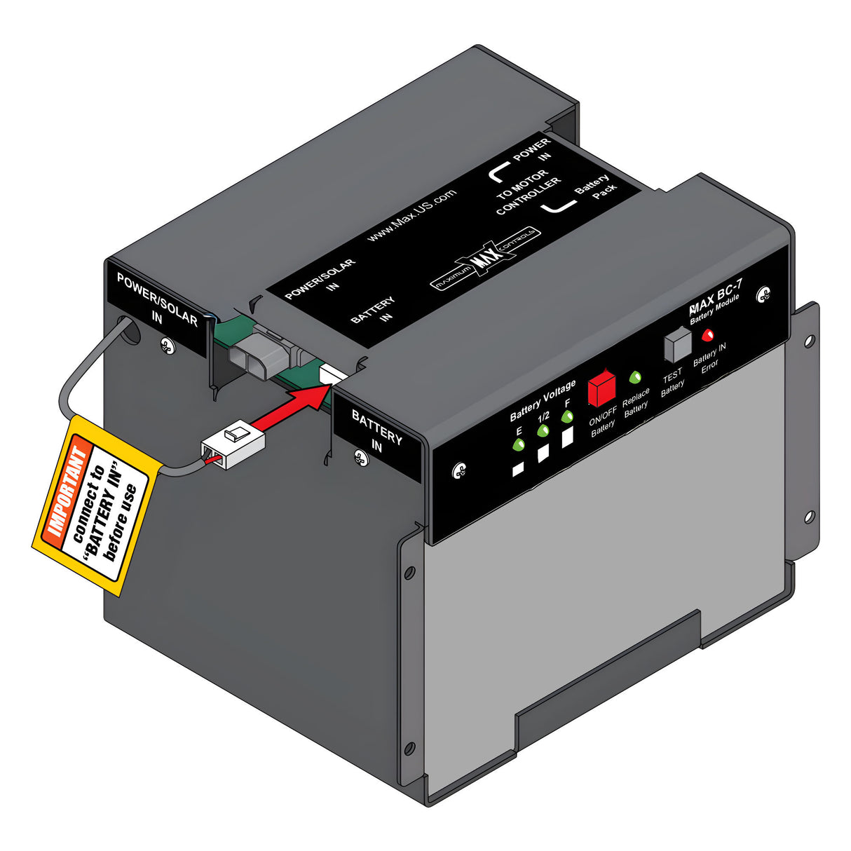 Maximum Controls Replacement BC-7 Battery Module | theelitegateoffers.com