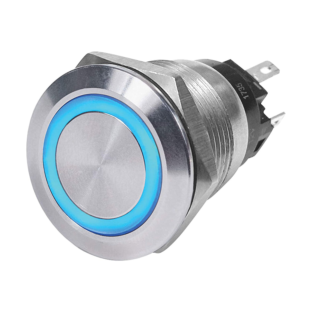 DoorKing 1812-004 Blue LED Lighted Push Button Switch | theelitegateoffers.com
