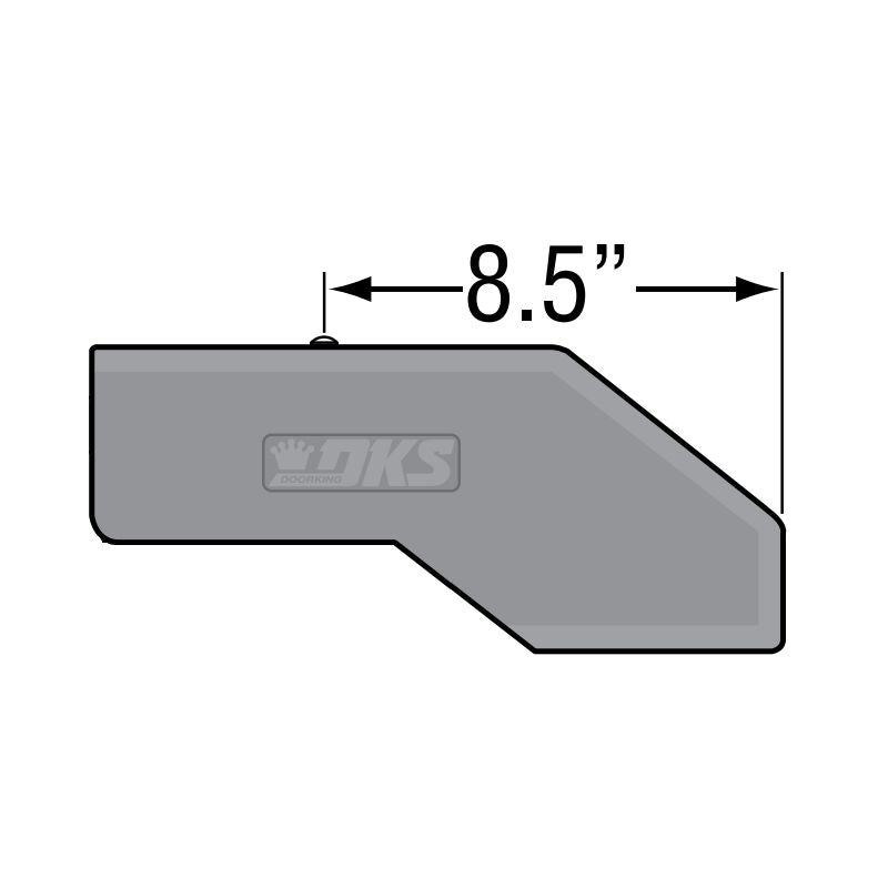 DoorKing 2600-631 Joint Cover for Swing Operators - Right, illustration
