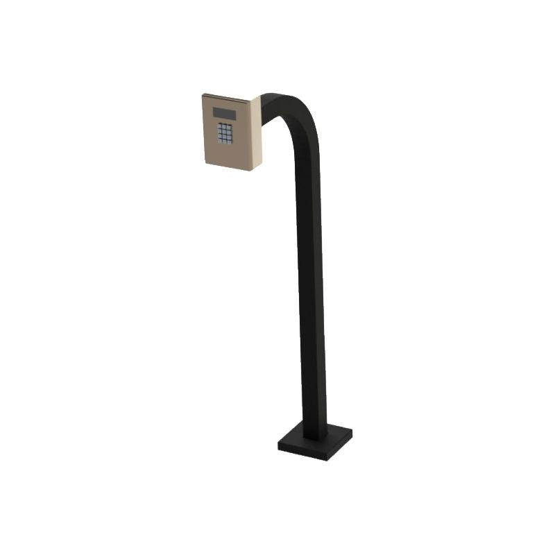 All-O-Matic AGN-SM1 Gooseneck Post for Access Control | theelitegateoffers.com