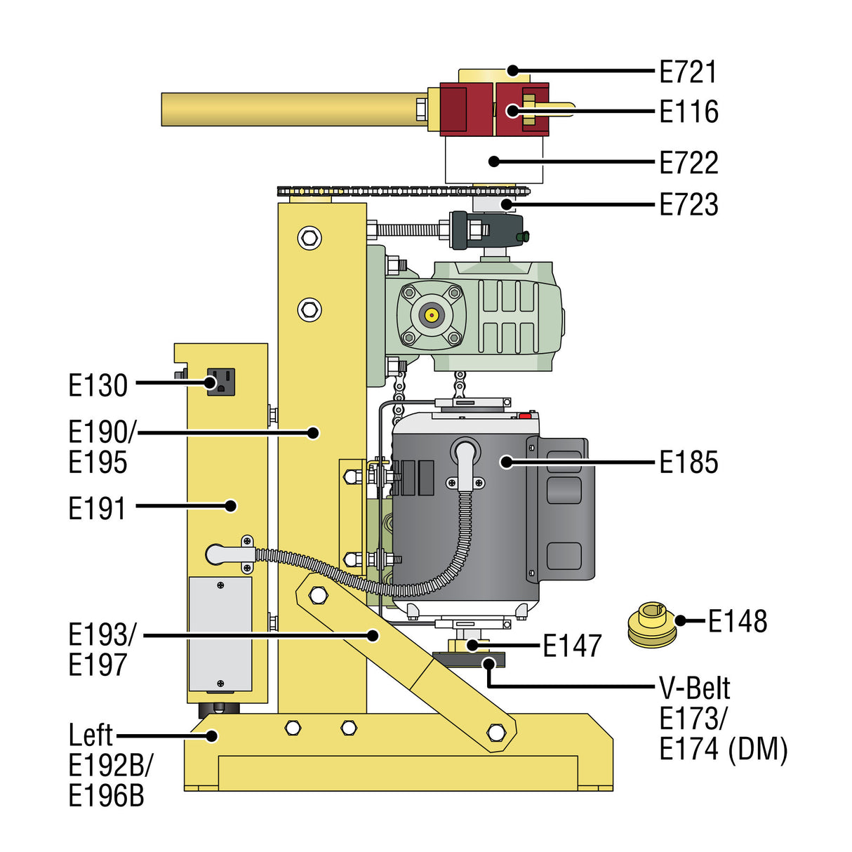 Eagle E723 Sprocket for Eagle 100 and 200 Operators | theelitegateoffers.com