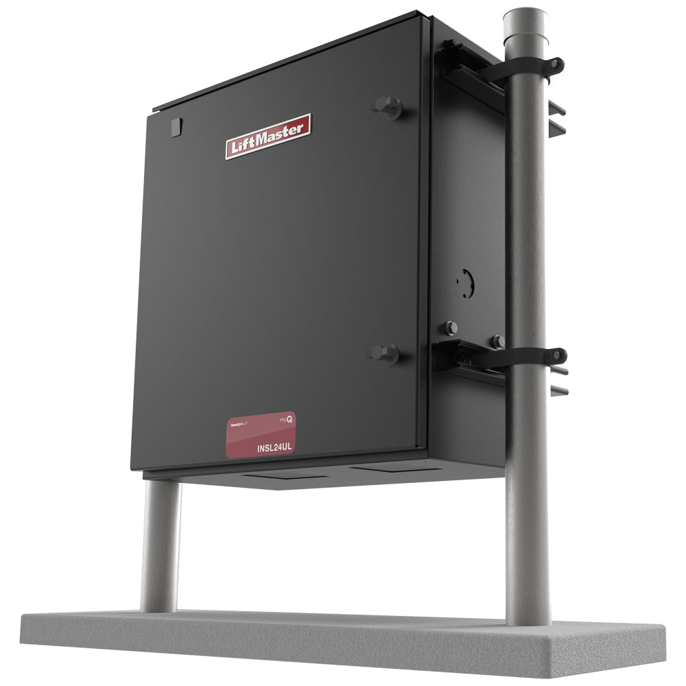 Liftmaster INSL24UL shown on a pedestal