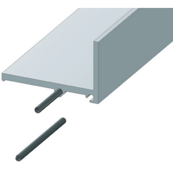 Hysecurity MX3885 Drive Rail 14ft shown with connecting pins