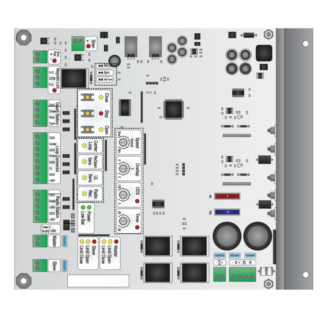 Viking VE4PCB Main ECU Control Board for Viking E-4, illustration