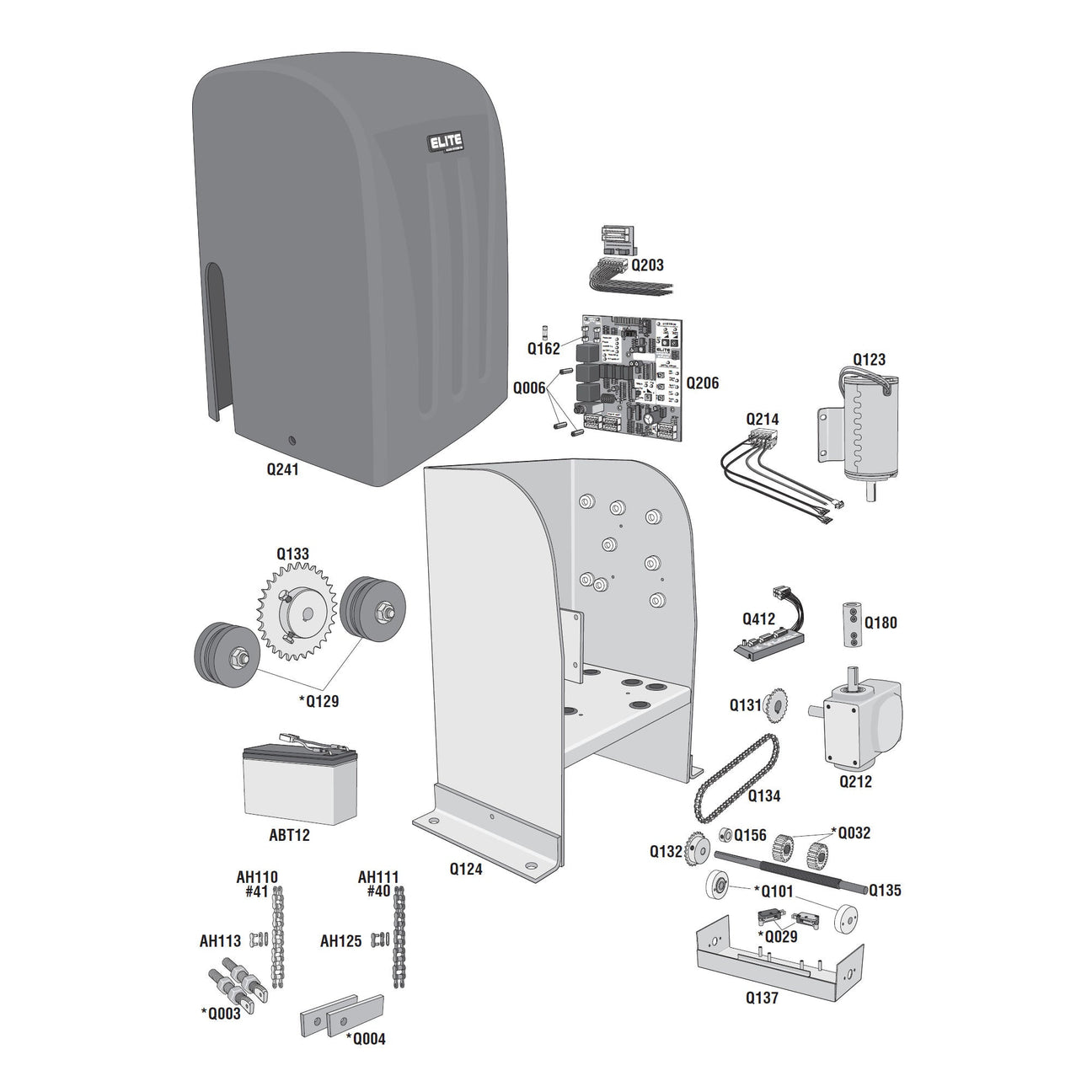 Elite Access RoboSlide Replacement Parts & Accessories | theelitegateoffers.com