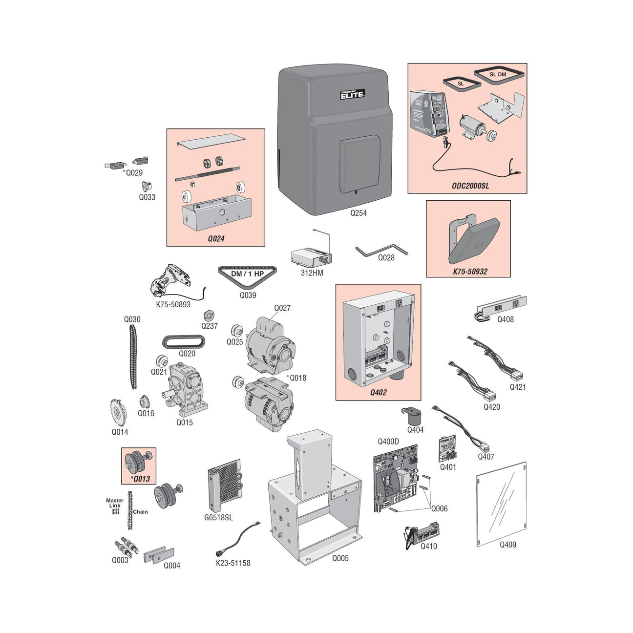 Elite Access SL3000 Replacement Parts & Accessories | theelitegateoffers.com