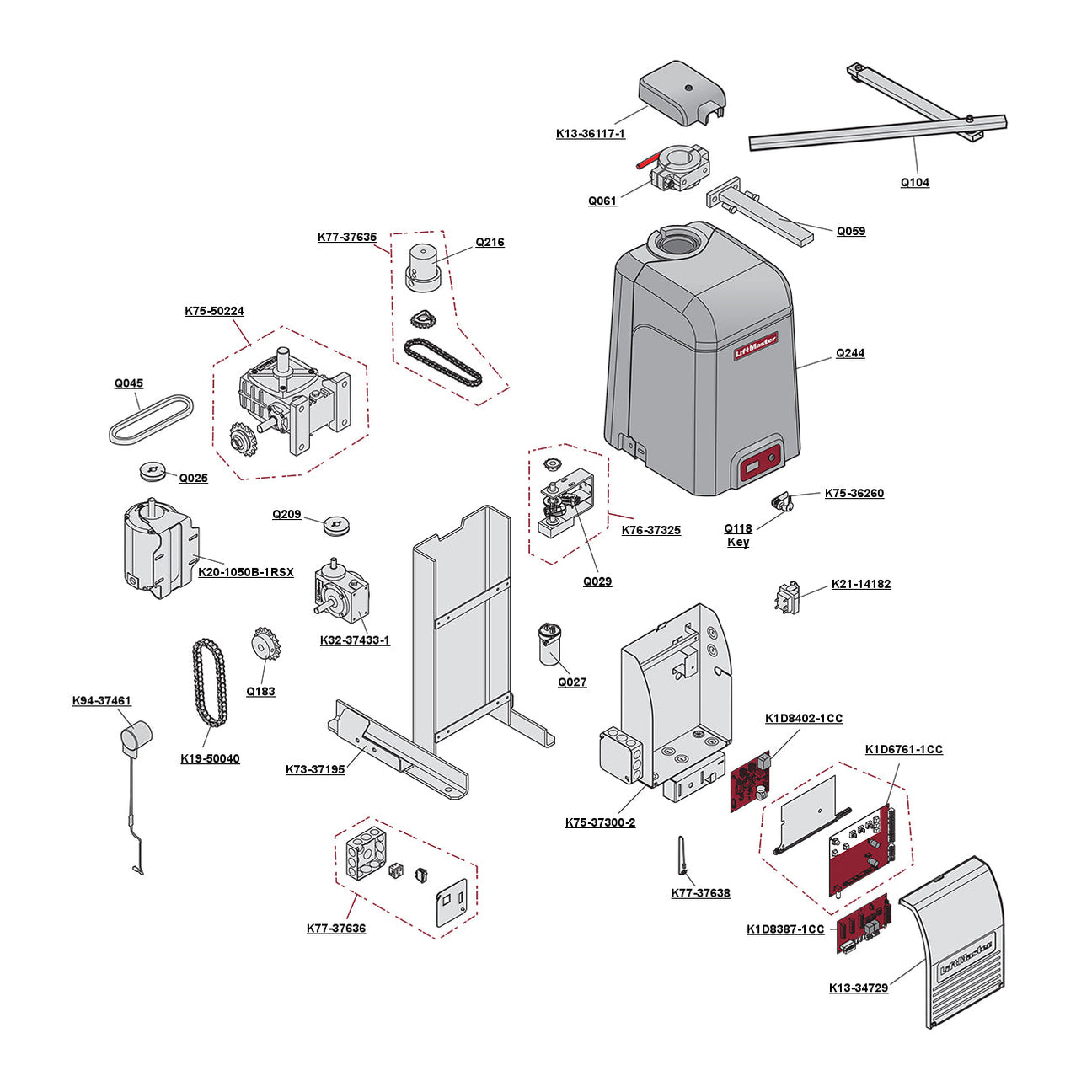 LiftMaster CSW200UL Replacement Parts & Accessories | theelitegateoffers.com