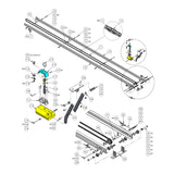 Doorking 1150Rail Assembly, parts diagram
