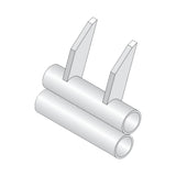 DoorKing 1610-155 Dual Weighted Spikes with LD Tab | theelitegateoffers.com