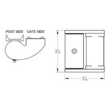 Bisagras Liftmaster 2064P (par)