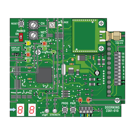 DoorKing 2361-080 Wireless Baseboard Kit 2.4 GHz | theelitegateoffers.com