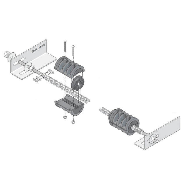 Doorking 2600-849 Chain Accessory Box for #41 Chain | theelitegateoffers.com