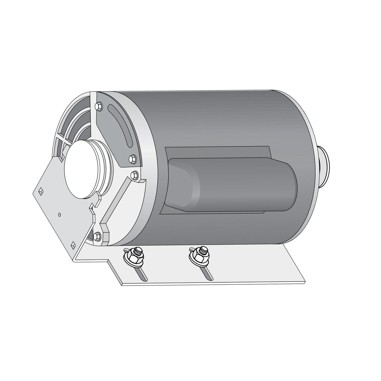 DoorKing 2601-162 Motor for 6550 Gate Operator - 1 HP | theelitegateoffers.com
