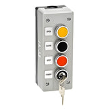 Elite 3BXLT Three Button Station With Lockout (Exterior)