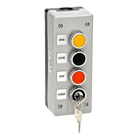 Elite 3BXLT Three Button Station With Lockout (Exterior)