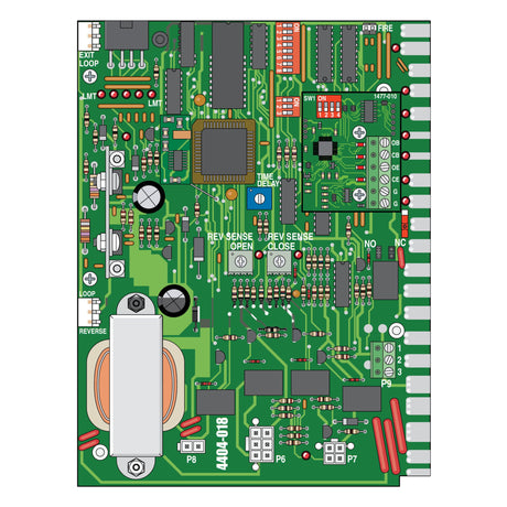 Doorking 4404-018 Replacement Control Board for Gate Operators | theelitegateoffers.com