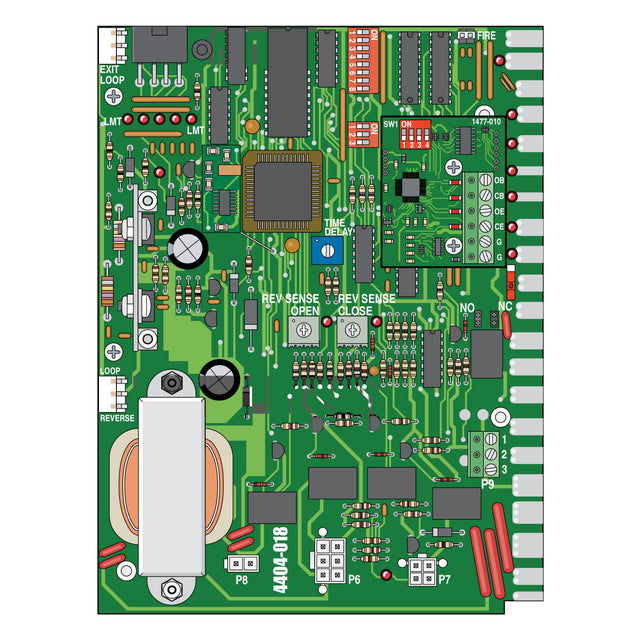 Doorking 4404-018 Replacement Control Board for Gate Operators | theelitegateoffers.com