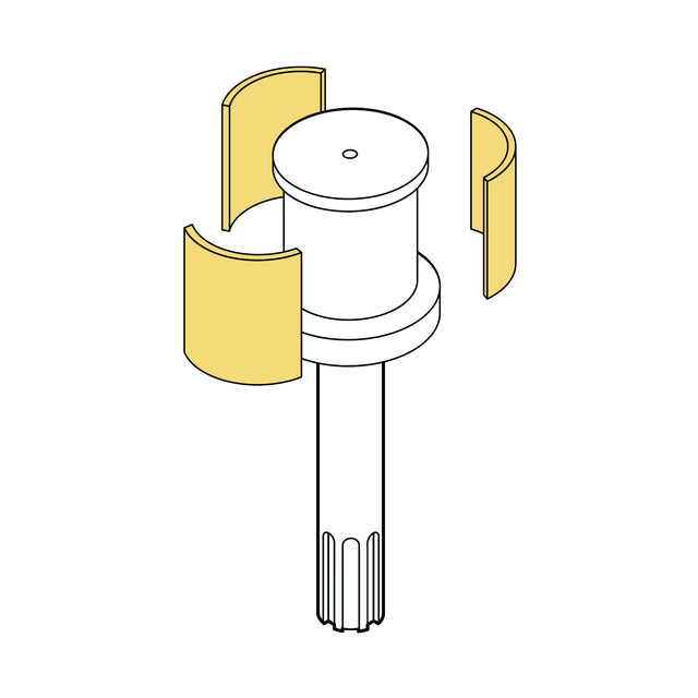 Doorking 6500-145 Brass Bushing | theelitegateoffers.com