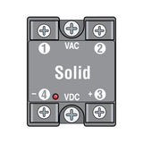 DoorKing 9200-932 Solid State Relay 1P, illustration