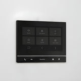 DoorBird A1103 WiFi IP Video Indoor Station, Black Edition mounted on a wall | theelitegateoffers.com