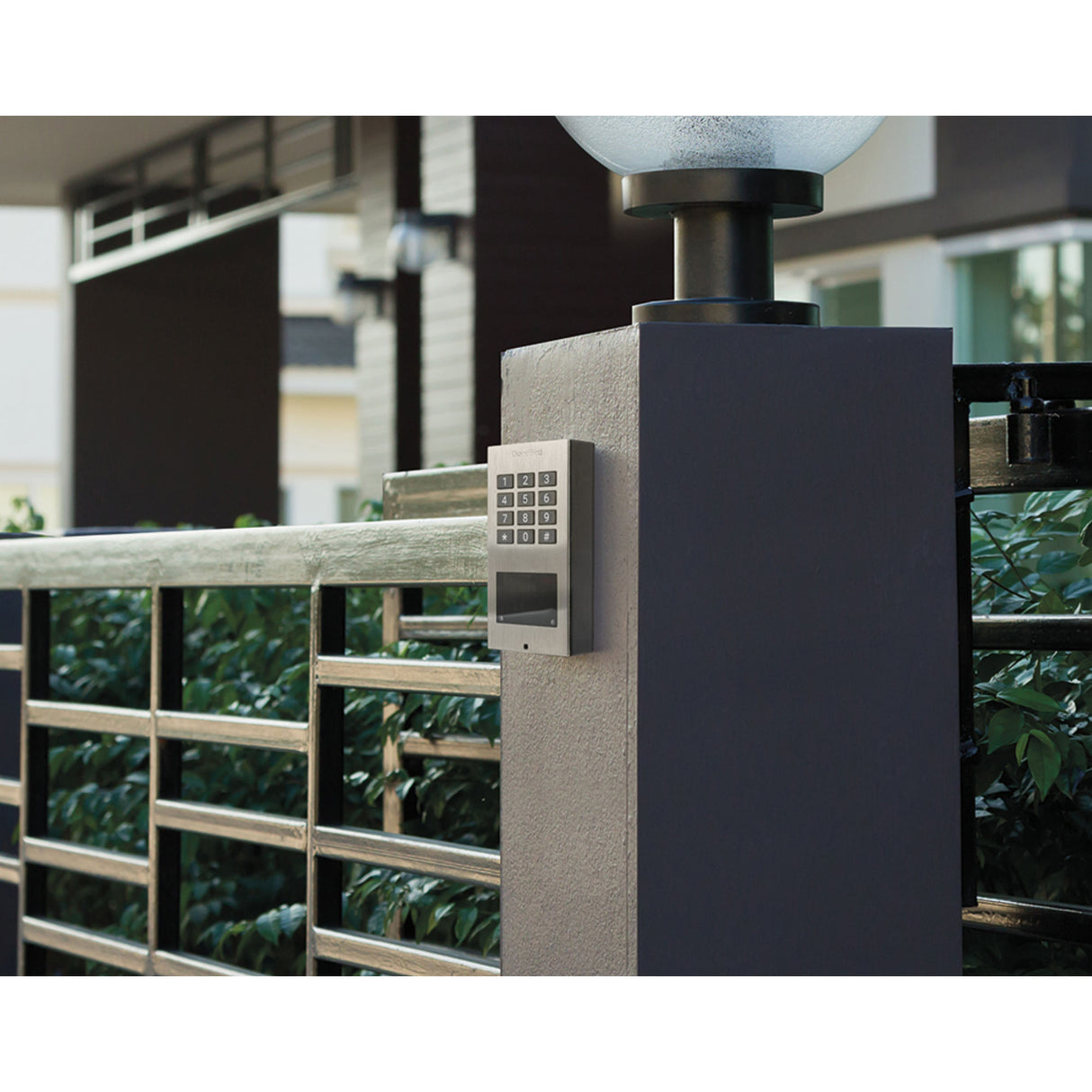 DoorBird A1121 WiFi Keypad with RFID Surface Mount, Installed on a wall | theelitegateoffers.com