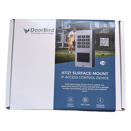 DoorBird A1121 WiFi Keypad, shown in its packaging | theelitegateoffers.com