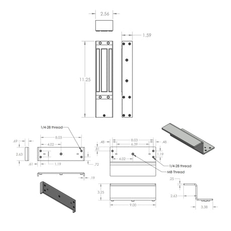 AML-1200B dimensions