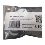 DoorBird 125 KHz Transponder Key Fob – 10 Pack, shown in its packaging