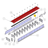 DoorKing 1610-032 Steel Pipe for Traffic Spikes, illustration