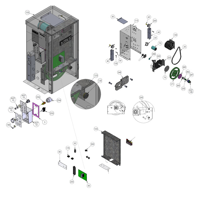 DoorKing 9050-380 Parts Diagram | theelitegateoffers.com